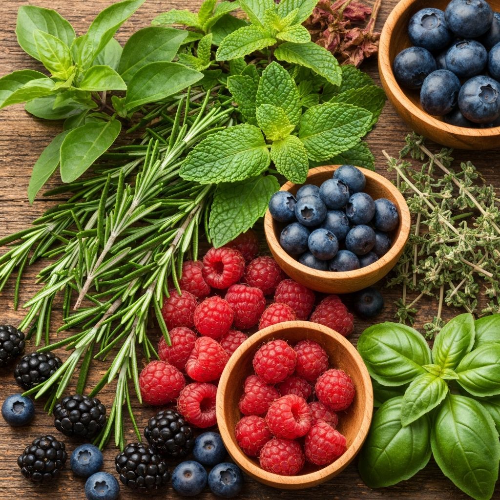 Natürliche Inhaltsstoffe und Zutaten